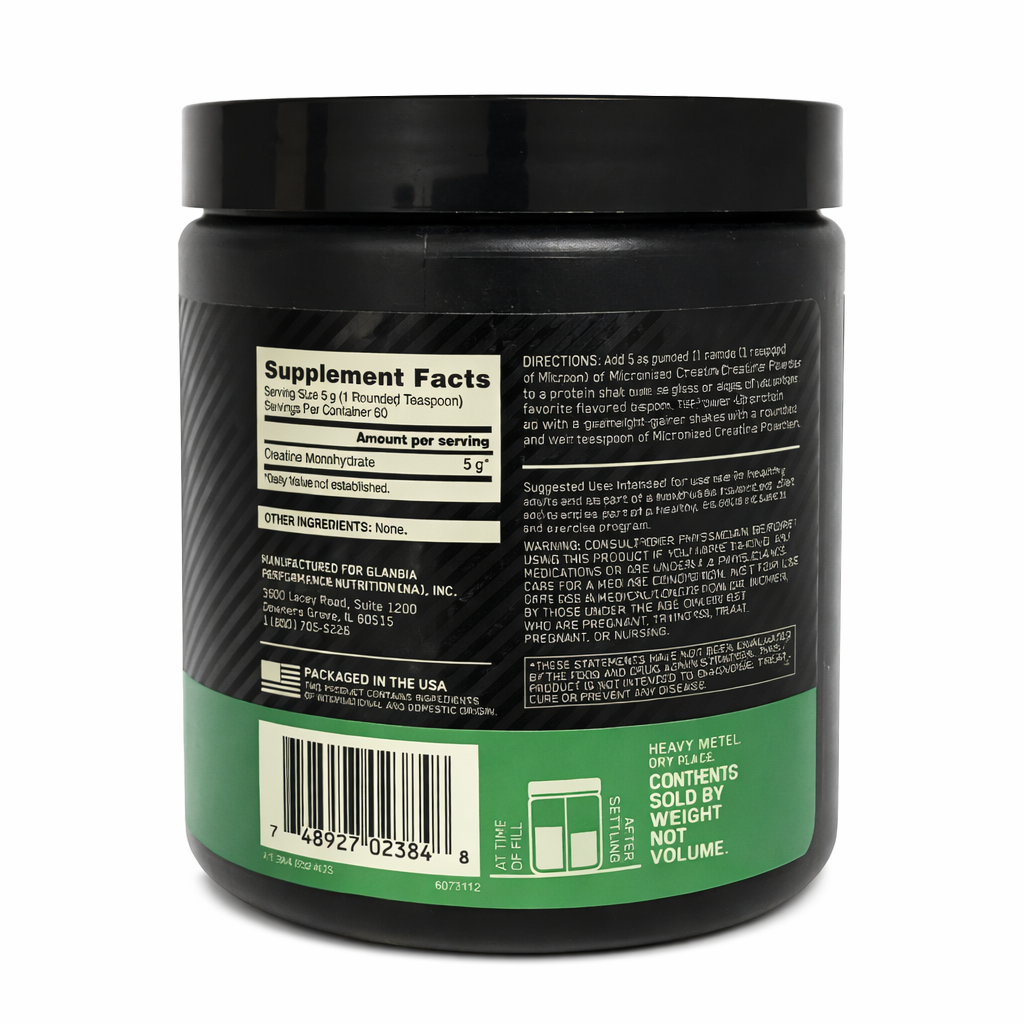 Creatina Micronizada Optimum Nutrition 300 g | 100% Creatina Monohidratada